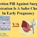 Abortion Pill against Surgical Aspiration is a Safer Choice in Early Pregnancy